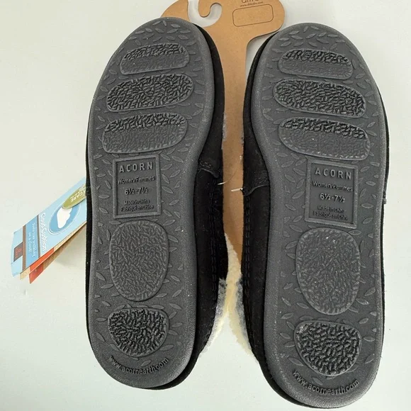 Acorn Multicolor Knit Slippers with Cloud Cushion - Picture 5 of 7